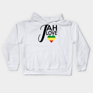 Jah Love Rasta Reggae Rastafari Kids Hoodie